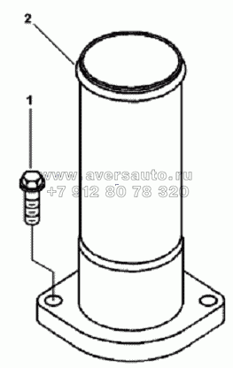 WO9052 Патрубок системы охлаждения