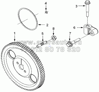 FP90238 Шестерня ТНВД