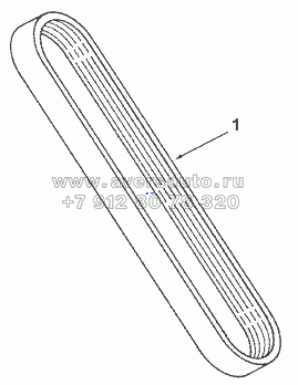 WP9963 Ремень насоса системы охлаждения