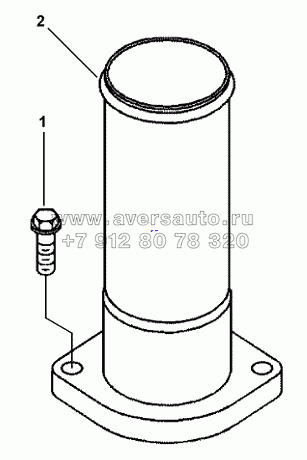 Патрубок системы охлаждения
