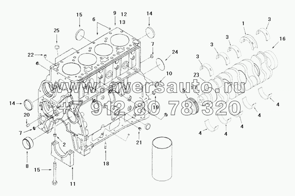  BP L003ZZ Block, engine