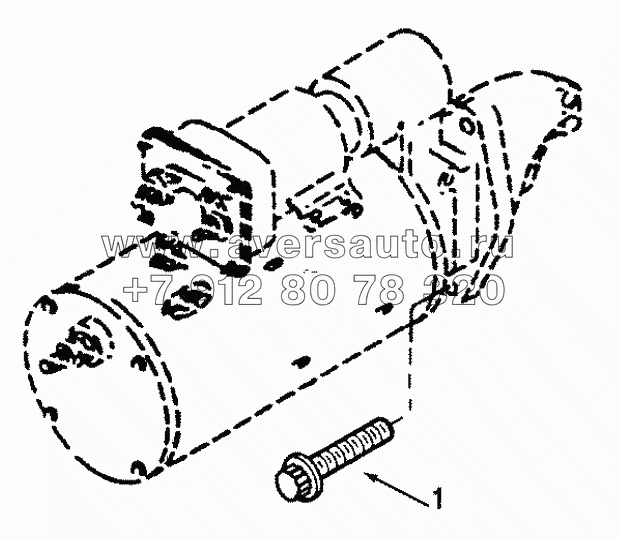  SM 9001-01ZZ Mounting, starter motor