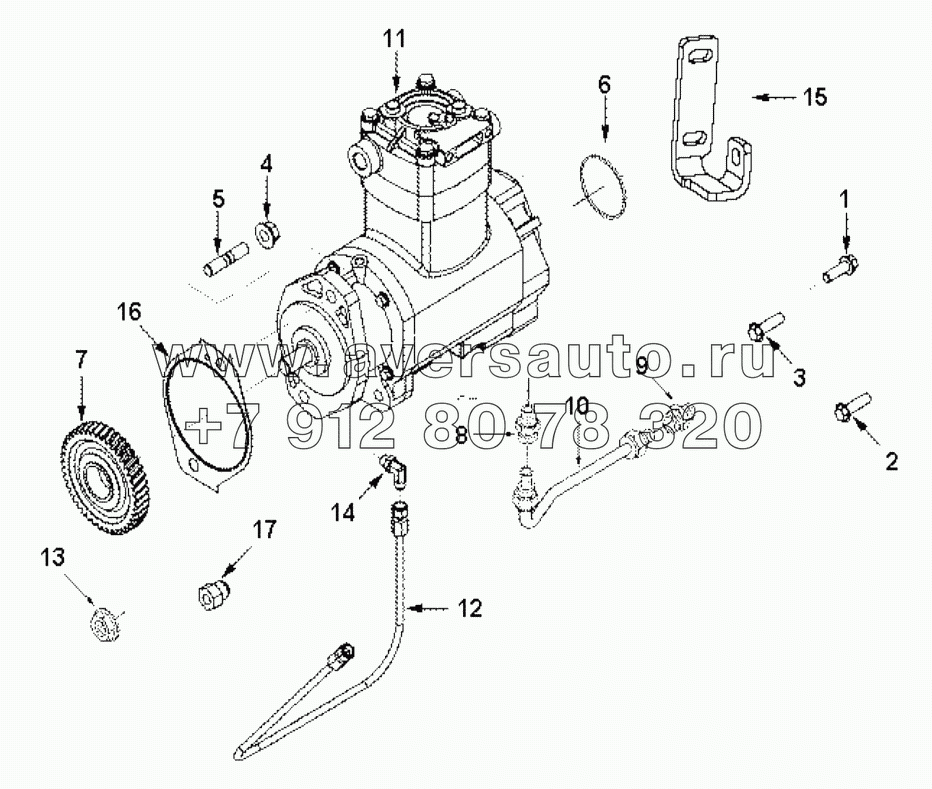  CP9600ZZ Compressor, air