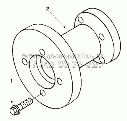  AF9189ZZ Adapter, front drive