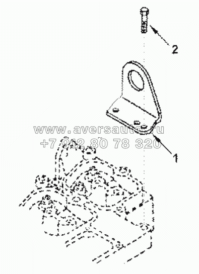  LA9007ZZ Bracket, lifting