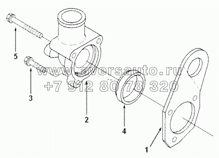  TH9037ZZ Housing, thermostat