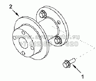 AF 9257ZZ ADAPTER, FRONT DRIVE