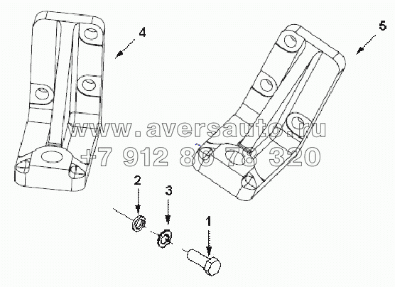 EM 9311ZZ SUPPORT, FRONT ENGINE