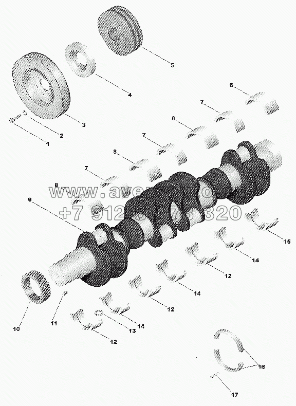 CRANKSHAFT, ENGINE DAMPER VIBRATION