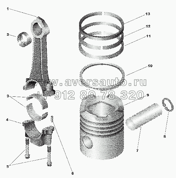 PISTON AND C0NNROD