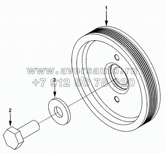AD2061-03 Accessory Drive Pulley