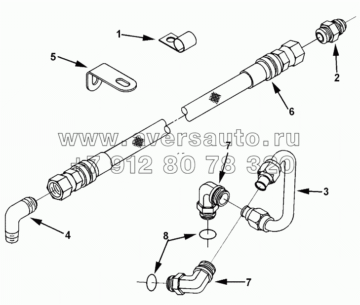 СС2160-04 Air Compressor Coolant Plumbing