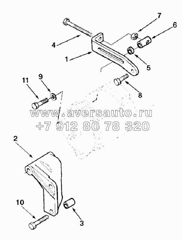 ЕН2113-06 Alternator Mounting