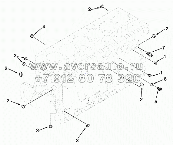 ВВ2736-02 Cylinder Block Plumbing