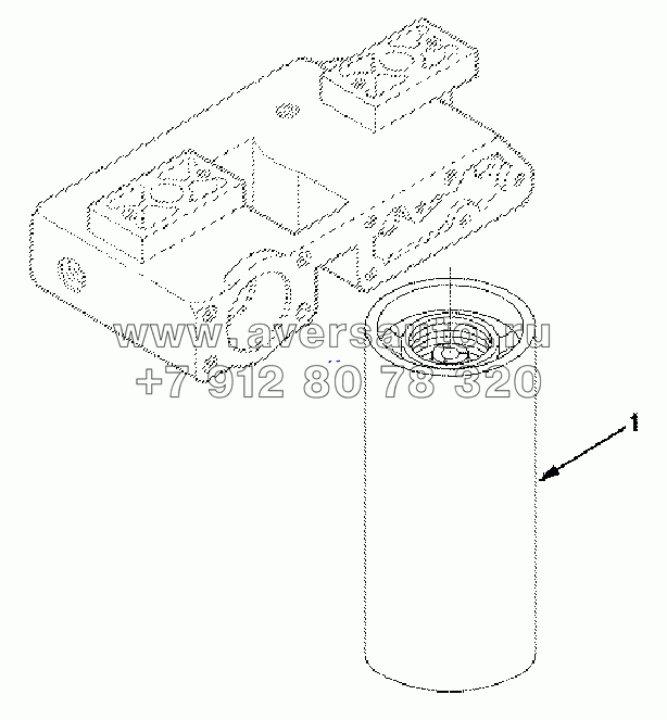 LF2054-05 Full Flow Oil Filter