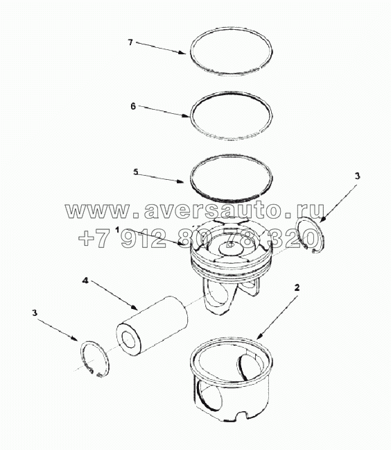 РР2830-08 Engine Piston