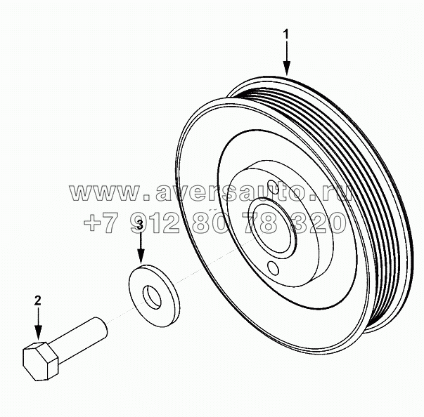 PU2002-01 Accessory Drive Pulley