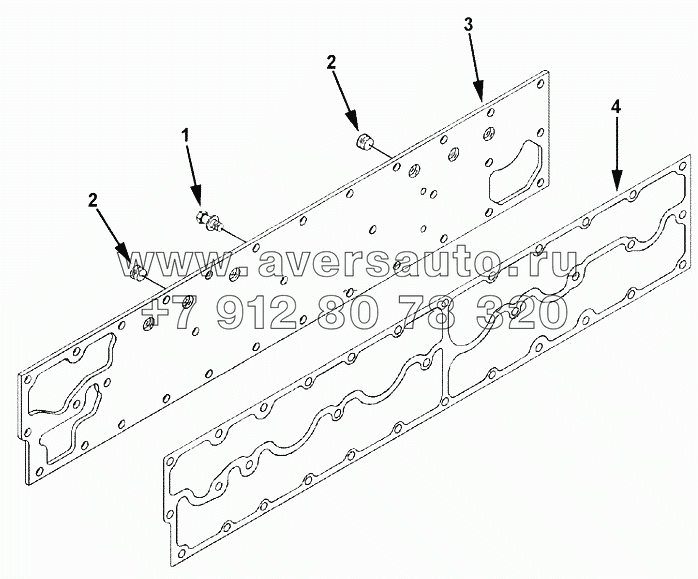 WH2702-04 Oil Cooler Water Plumbing