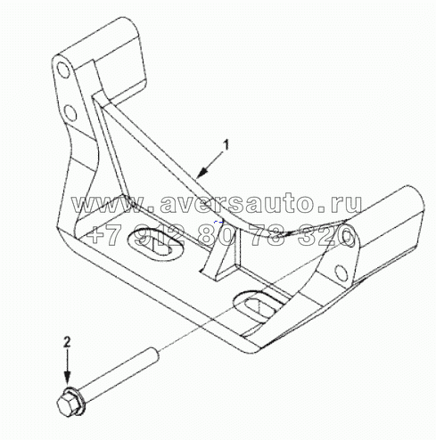  EM 9225 Support, front engine