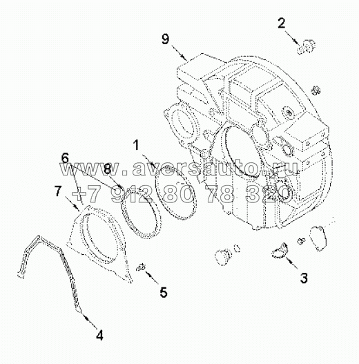  FH 9413 Housing, flywheel