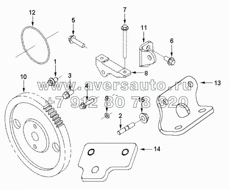  FP90370 Mounting, fuel pump