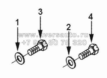  FW90025 Mounting, flywheel