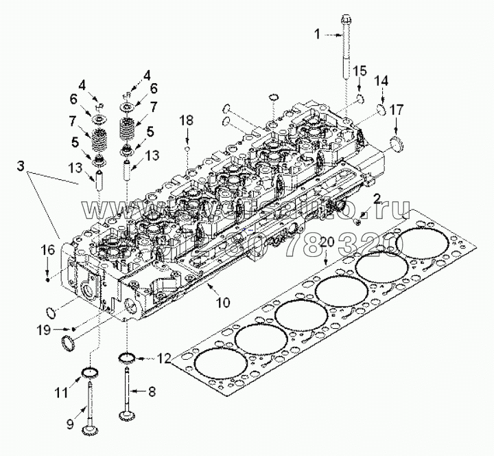  PP99187 Head, cylinder