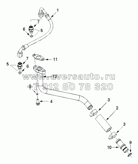  TP97292 Plumbing, turbocharger