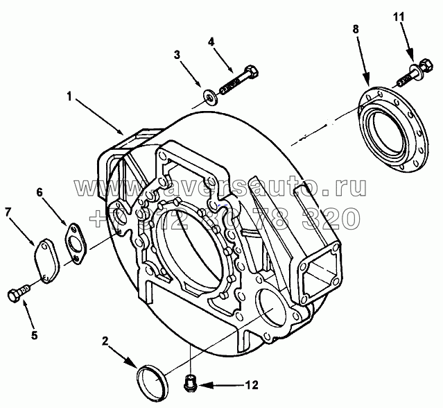 Flywheel Housing FH2221