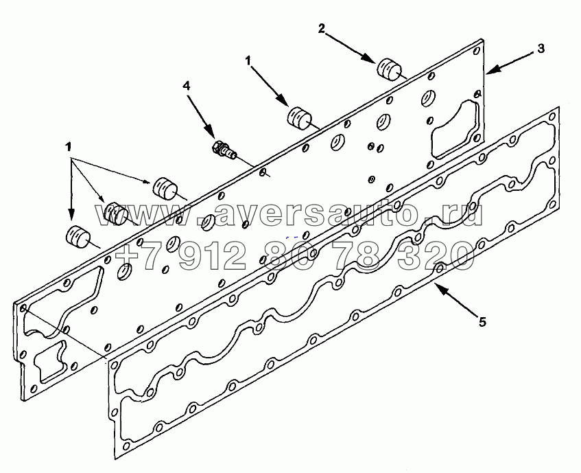 Oil Cooler Water Plumbing WH2704