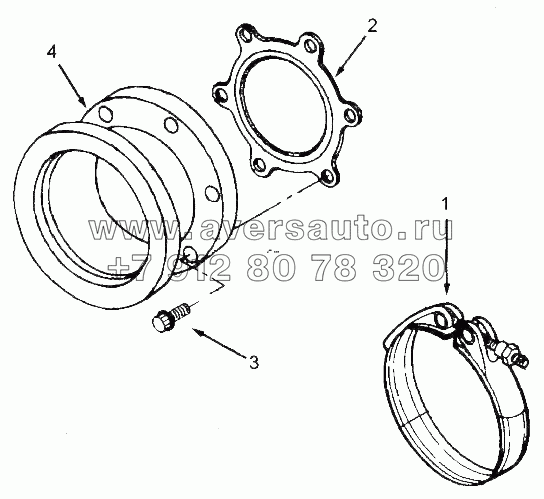  XS1060 Exhaust Outlet Connection