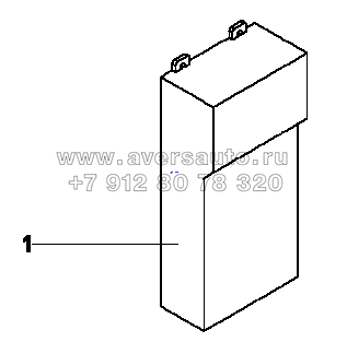 3771B-K0300 Задняя распределительная коробка
