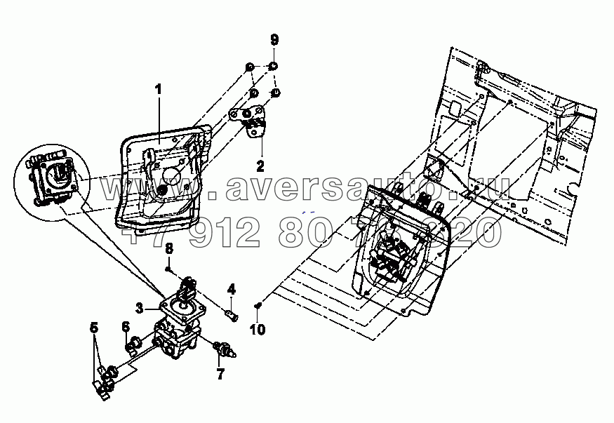 3514A-C0100 Тормозной кран