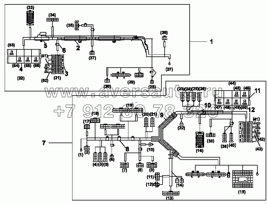 3724D-C0113 Пучок проводов в кабине