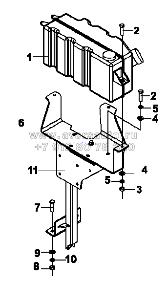 1311A-K0300 Расширительный бачок