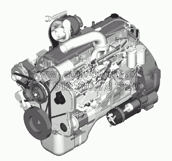 10E56 Двигатель в сборе