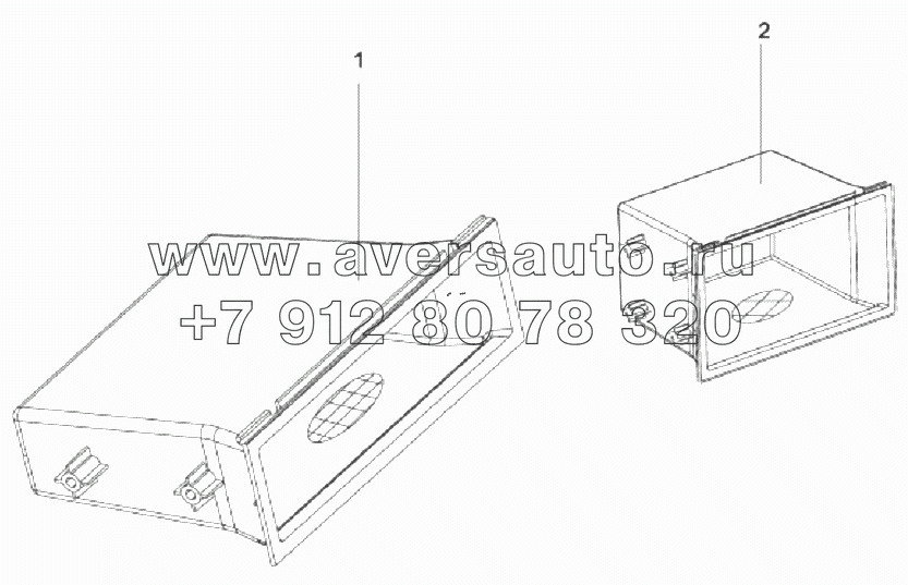 5303A-C0100 Ящики для вещей панели приборов