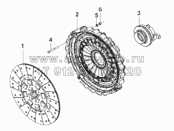1601А-Т0501 Сцепление в сборе