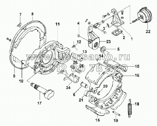 Front Right Brake Subassembly