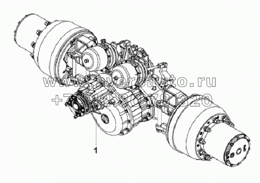 Middle Axle Assembly