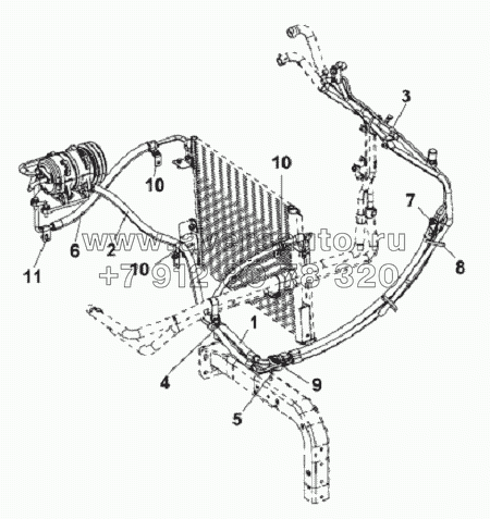 A/C Pipeline Subassembly