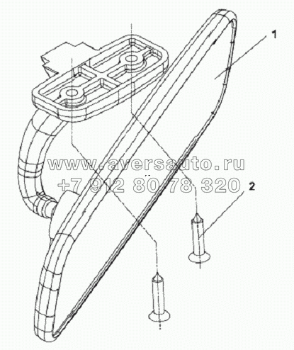 Interior Rearview Mirror Subassembly