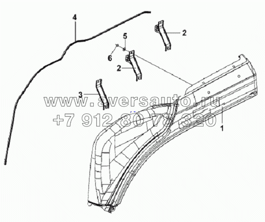 Left Upper Wheel Cover Subassembly