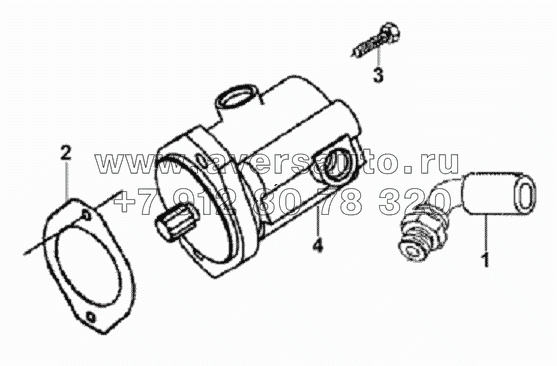 Hydraulic Steering Pump Subassembly