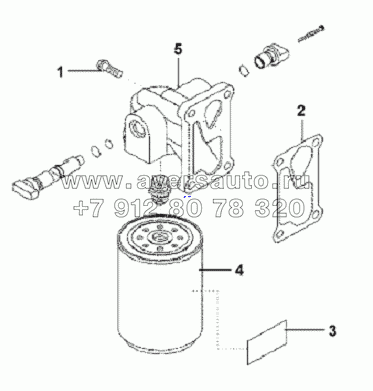 Water Filter Position Subassembly
