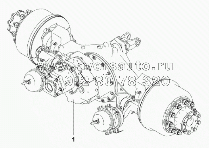 DH7131-8 Средний мост