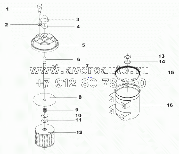 3410A1-07 Масляный бак гидроусилителя