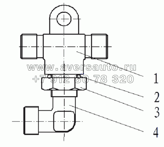 3506063-K0800 Тройник