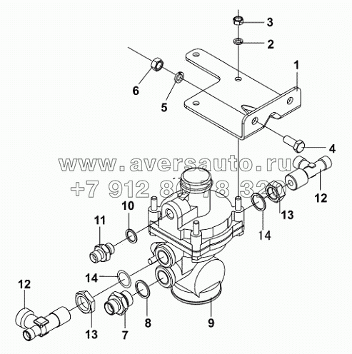 3542A-ZB300 Регулятор тормозных сил