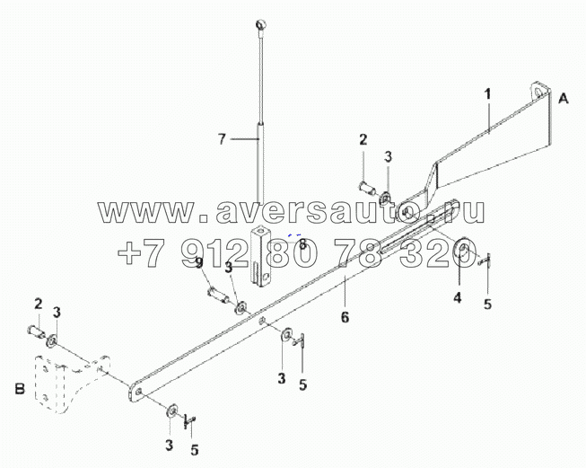 3542B1-ZB3 Привод регулятора тормозных сил